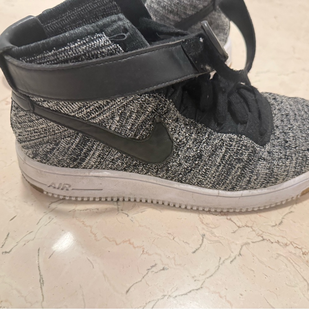 Nike Black and White High-Top Sneakers